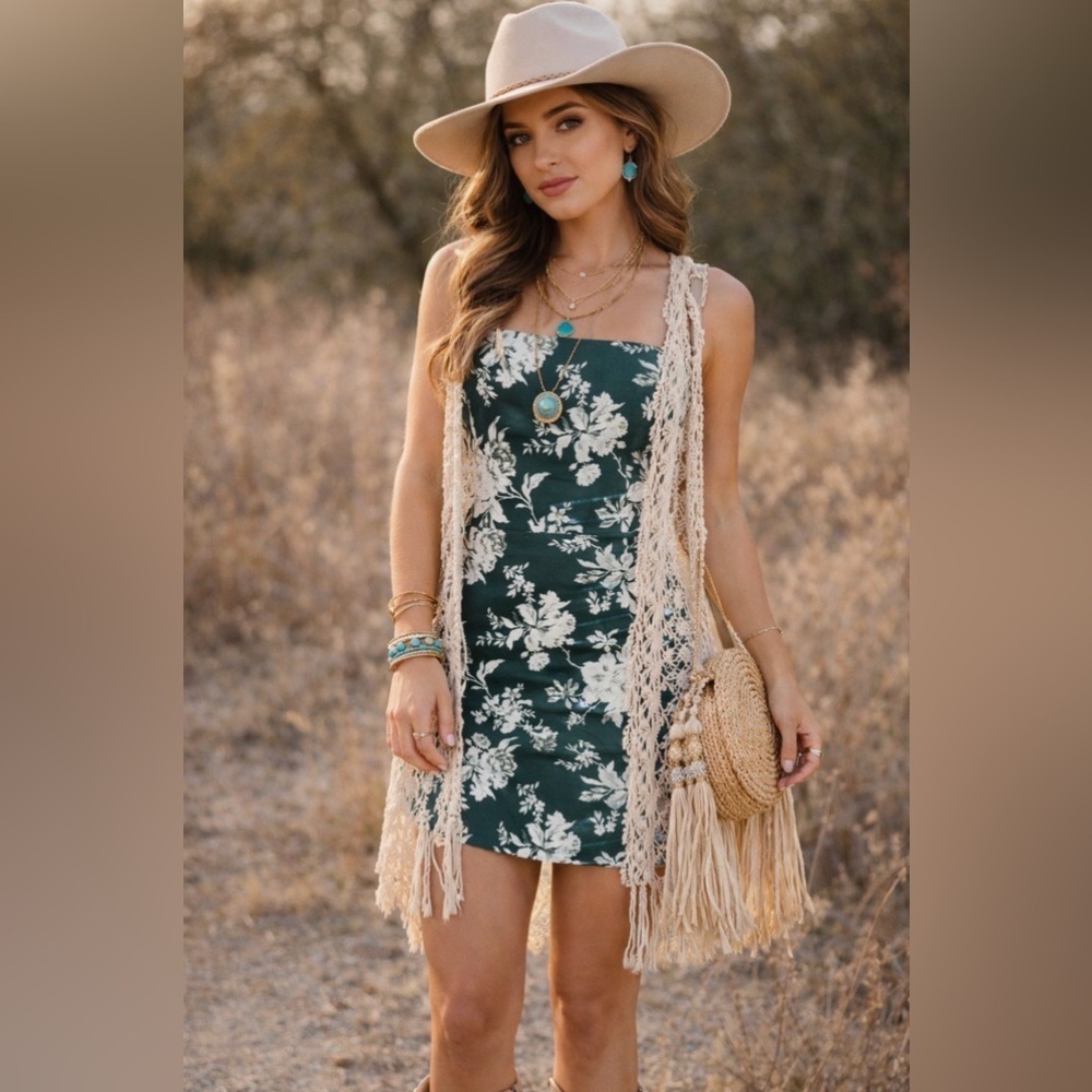 Abercrombie & fitch flower print women’s Strapless Mini Dress size small